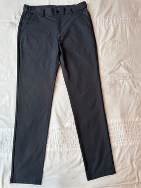 Men's Straight Chino Pants - Black